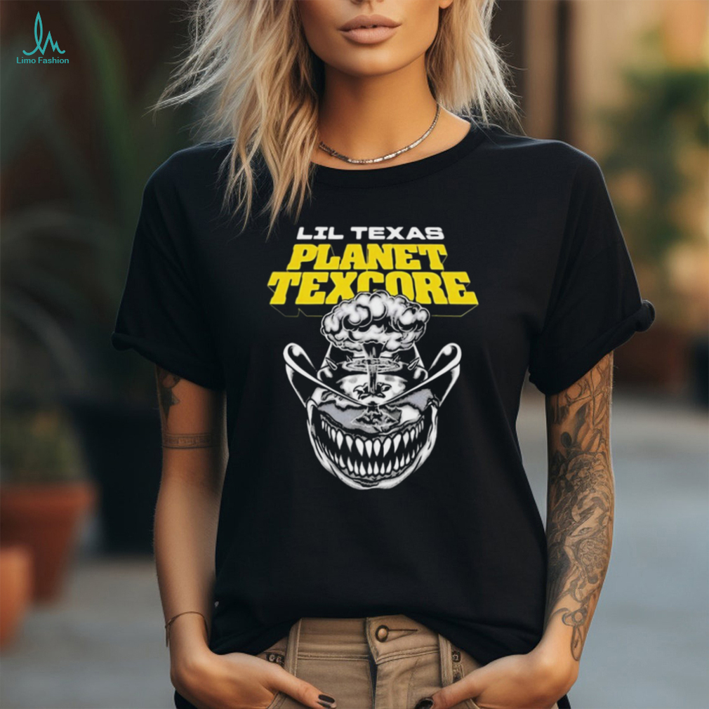 Liltexas Lil Texas Planet Texcore Illustration t shirt Liltexas Lil Texas Planet Texcore Illustration t shirt