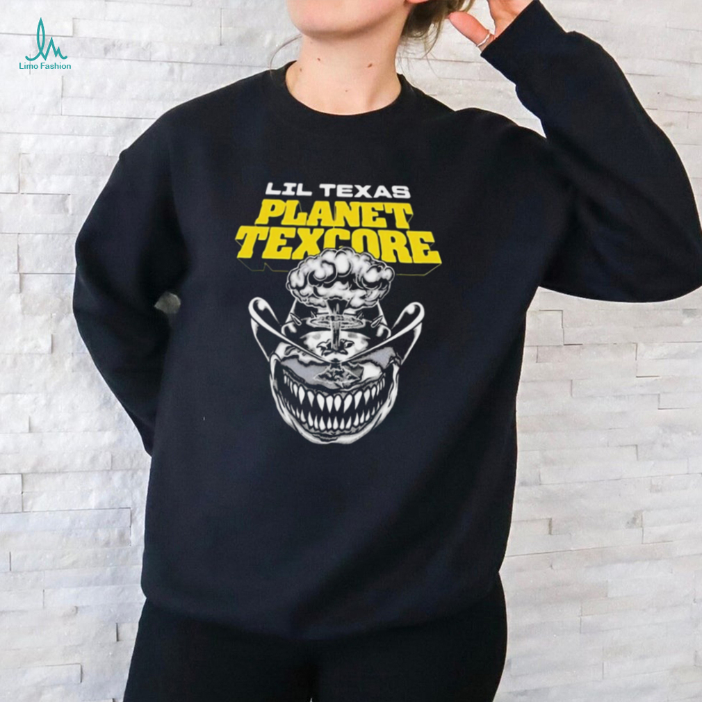 Liltexas Lil Texas Planet Texcore Illustration t shirt Liltexas Lil Texas Planet Texcore Illustration t shirt