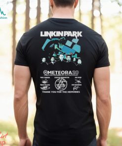 Linkin Park Meteora 20 Year Anniversary Thank You For The Memories Signatures Shirt