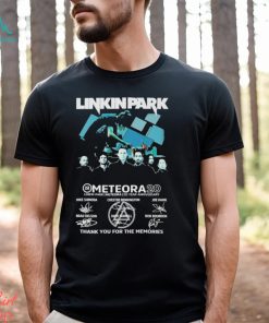 Linkin Park Meteora 20 Year Anniversary Thank You For The Memories Signatures Shirt