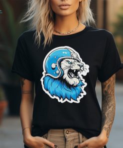 Lions Football Wearing Helmet Detroit Logo 2024 shirt