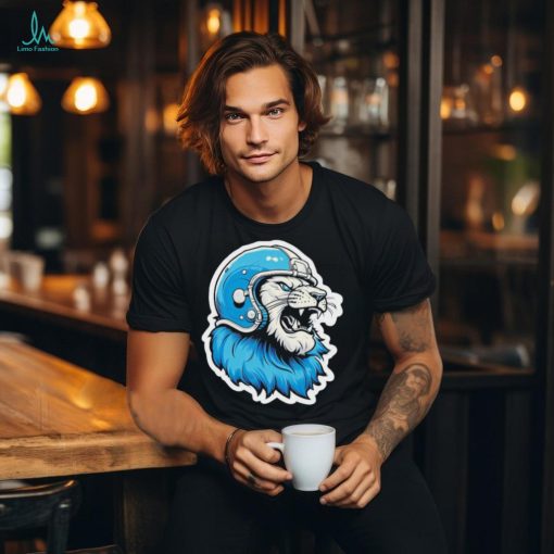 Lions Football Wearing Helmet Detroit Logo 2024 shirt