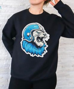 Lions Football Wearing Helmet Detroit Logo 2024 shirt
