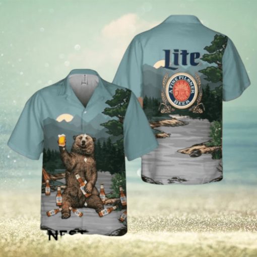 Lite A Fine Pilsner Beer Hawaiian Shirt