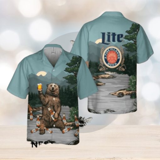 Lite A Fine Pilsner Beer Hawaiian Shirt