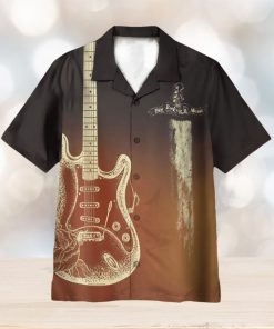 Live Rock And Roll Music Guitar Rock 3D Hawaiian Shirt Summer Vaction Gift