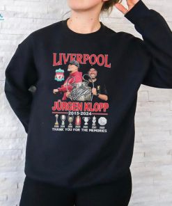 Liverpool Jurgen Klopp 2015 2024 signatures thanks shirt