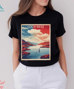 Loch Ness United Kingdom England Vintage Poster Tourism T shirt