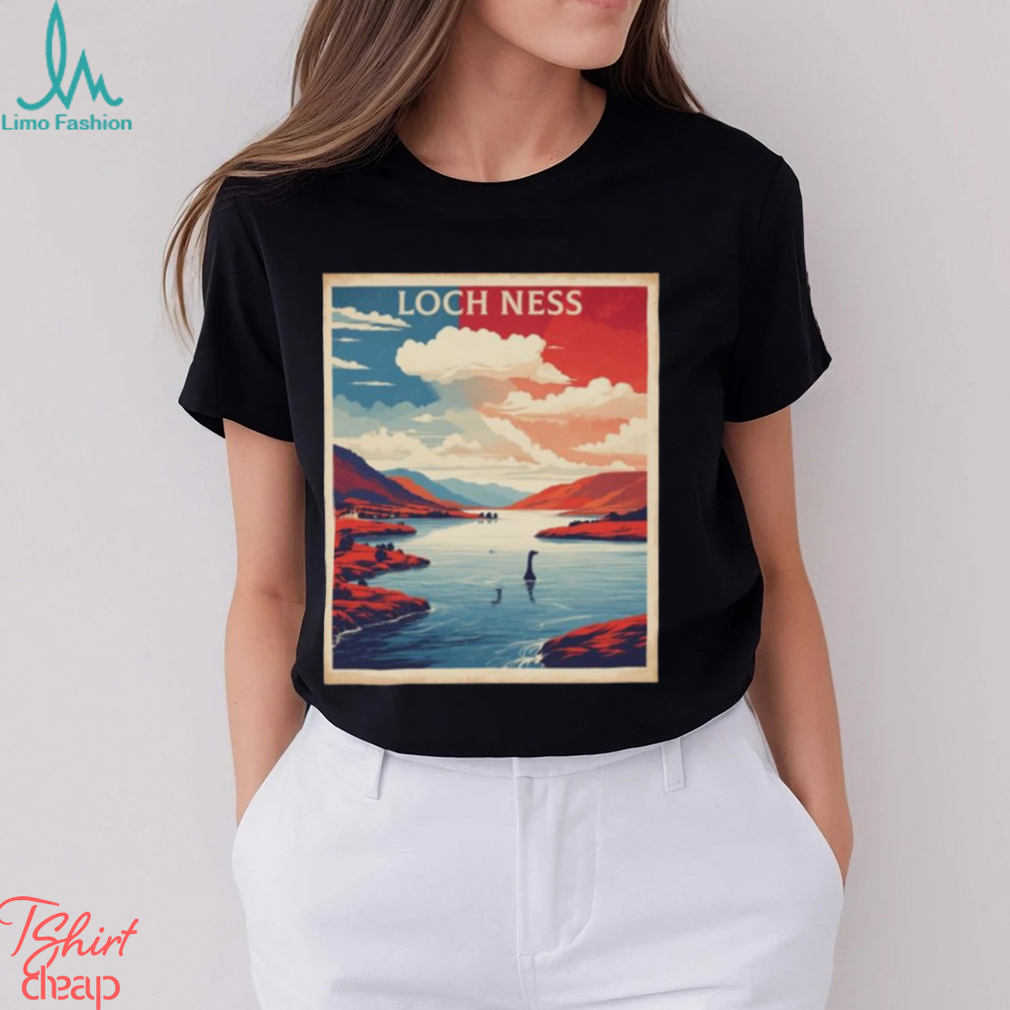 Loch Ness United Kingdom England Vintage Poster Tourism T shirt Loch Ness United Kingdom England Vintage Poster Tourism T shirt