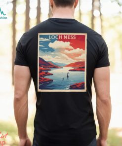 Loch Ness United Kingdom England Vintage Poster Tourism T shirt