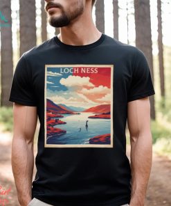 Loch Ness United Kingdom England Vintage Poster Tourism T shirt