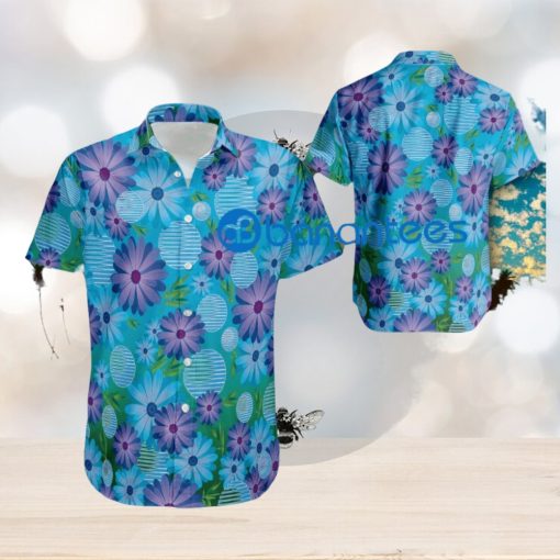 Logo At&t Flower Beach Hawaiian Shirt Beach For Men And Women