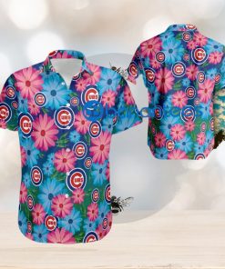 Logo Chicago Cubs Beach Hawaiian Shirt Style Flower For Men And Women