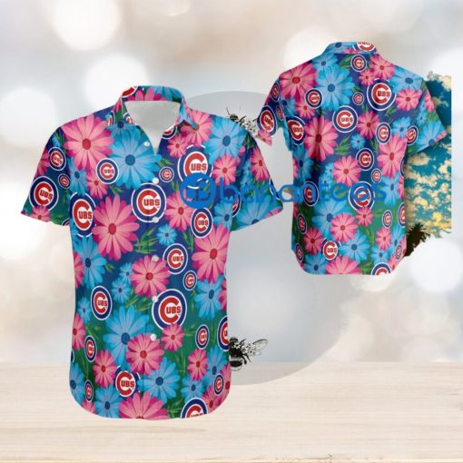 Logo Chicago Cubs Beach Hawaiian Shirt Style Flower For Men And Women