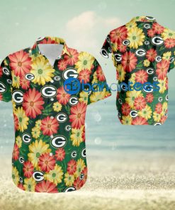 Logo Green Bay Packers Beach Hawaiian Shirt