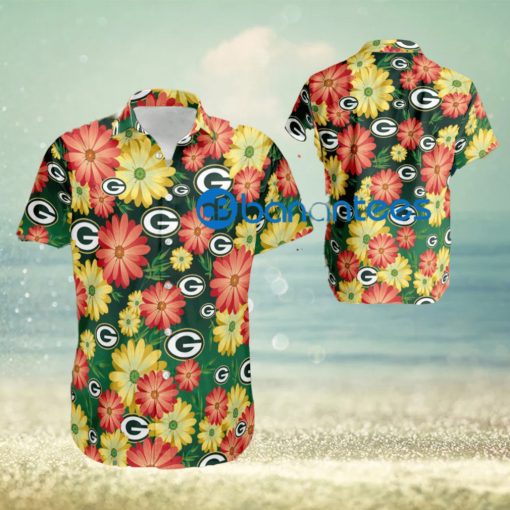 Logo Green Bay Packers Beach Hawaiian Shirt