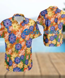 Logo Home Depot Beach Hawaiian Shirt