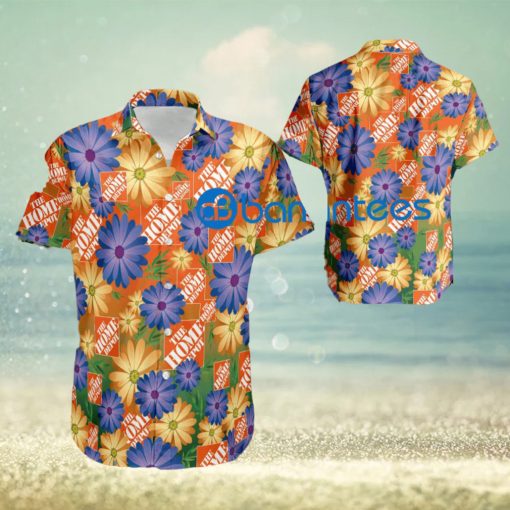 Logo Home Depot Beach Hawaiian Shirt