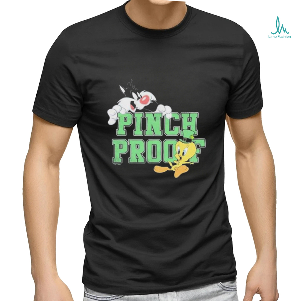 Looney Tunes Mad Engine Pinch Proof St. Paddy’s Day Graphic Shirt Looney Tunes Mad Engine Pinch Proof St. Paddy’s Day Graphic Shirt