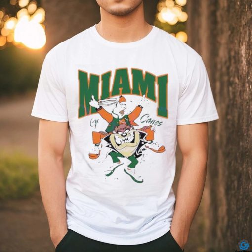 Looney Tunes Miami Hurricanes go Canes t shirt