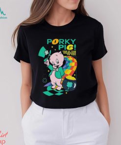Looney tunes mad engine youth porky pig st. paddy’s day graphic 2024 shirt