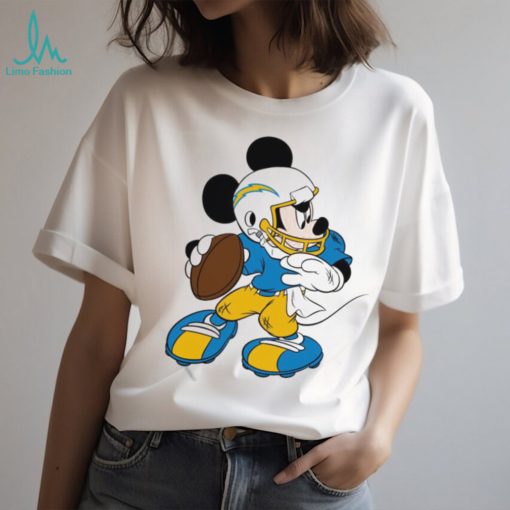 Los Angeles Chargers NFL Mickey Mouse Walt Disney Shirt