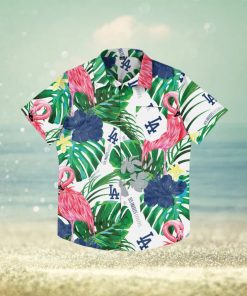 Los Angeles Dodgers Flamingo Hawaiian Shirt