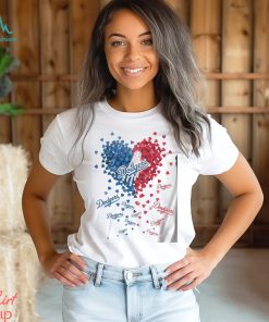Los Angeles Dodgers Tiny Heart Shape 2024 Shirt