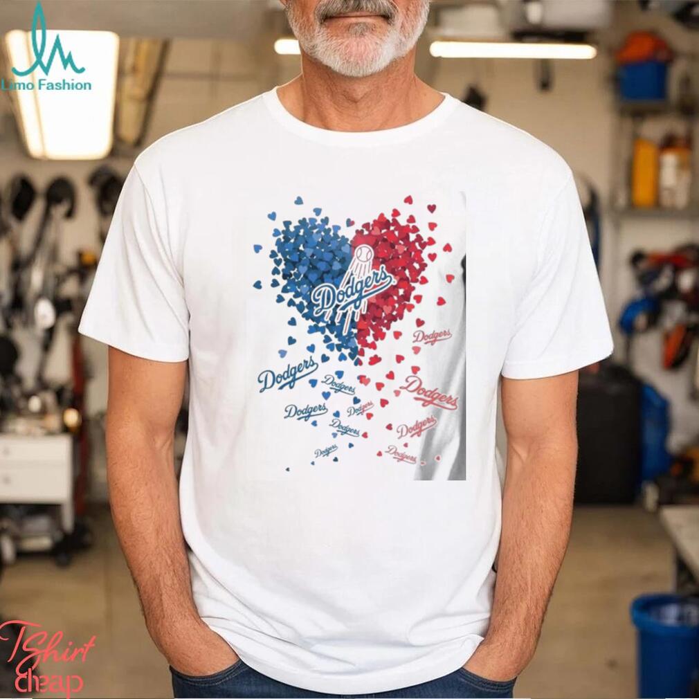 Los Angeles Dodgers Tiny Heart Shape 2024 Shirt Los Angeles Dodgers Tiny Heart Shape 2024 Shirt