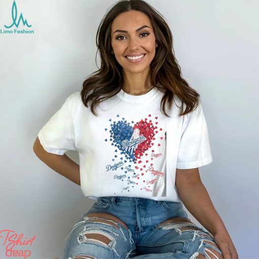 Los Angeles Dodgers Tiny Heart Shape 2024 Shirt
