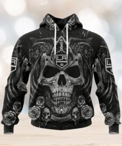 Los Angeles Kings Hoodie Special Design With Skull Art Hoodie