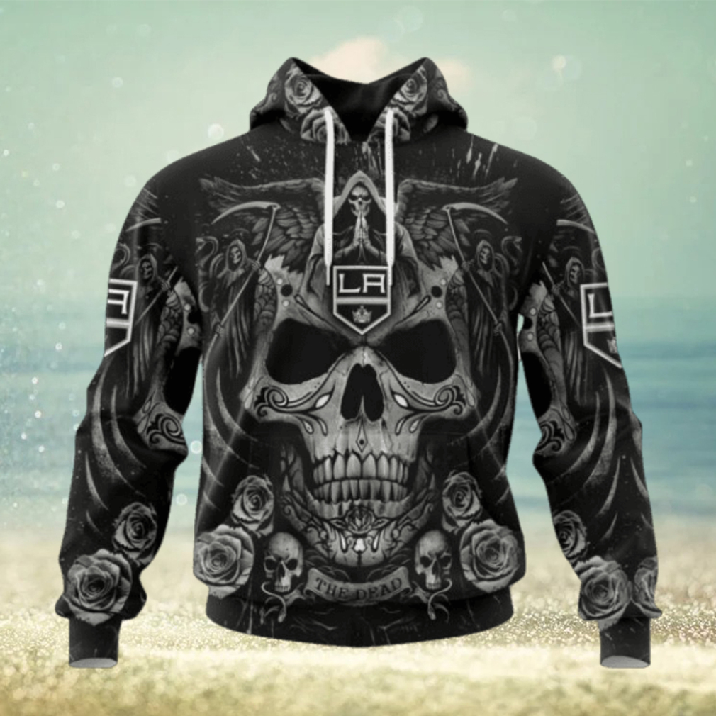 Los Angeles Kings Hoodie Special Design With Skull Art Hoodie Los Angeles Kings Hoodie Special Design With Skull Art Hoodie