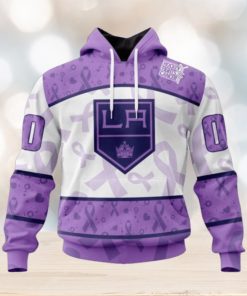 Los Angeles Kings Hoodie Special Lavender – Fight Cancer Hoodie