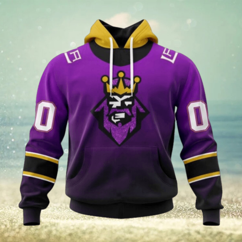 Los Angeles Kings Hoodie Special Retro Gradient Design Hoodie Los Angeles Kings Hoodie Special Retro Gradient Design Hoodie