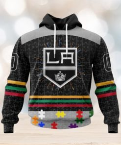 Los Angeles Kings Hoodie Specialized Design With Fearless Aganst Autism Concept Hoodie