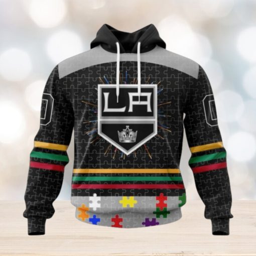 Los Angeles Kings Hoodie Specialized Design With Fearless Aganst Autism Concept Hoodie