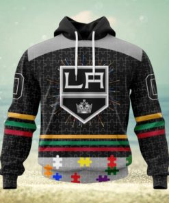 Los Angeles Kings Hoodie Specialized Design With Fearless Aganst Autism Concept Hoodie