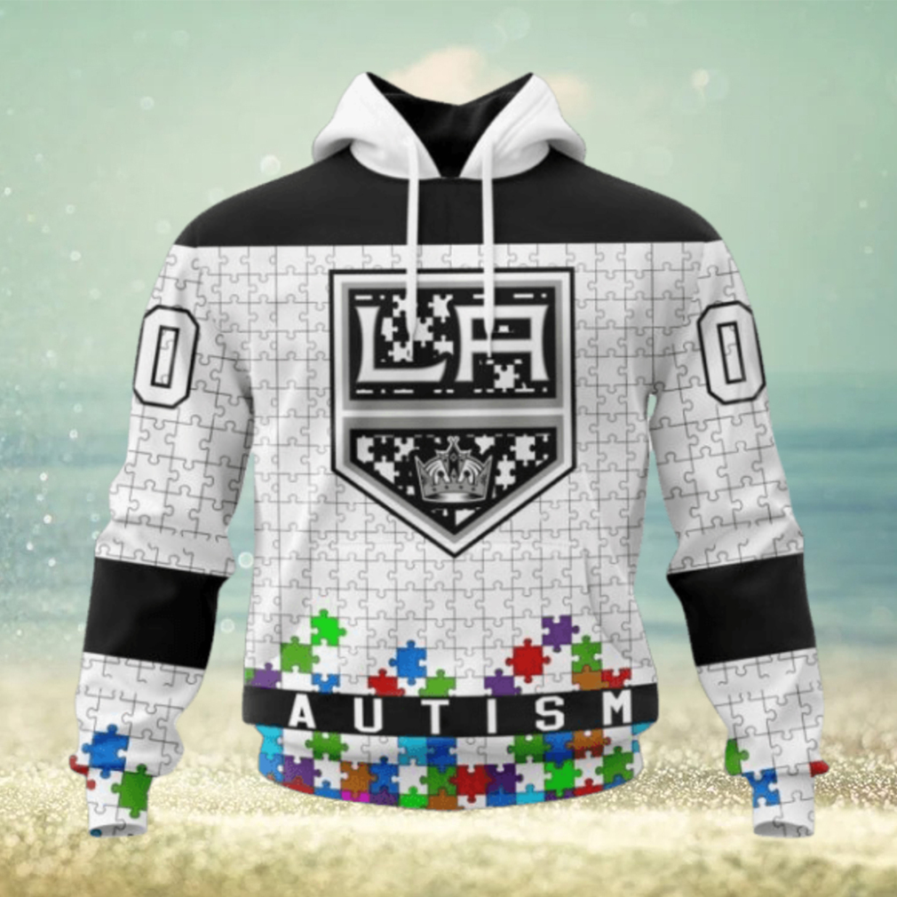 Los Angeles Kings Hoodie Specialized Unisex Kits Hockey Fights Against Autism Hoodie Los Angeles Kings Hoodie Specialized Unisex Kits Hockey Fights Against Autism Hoodie