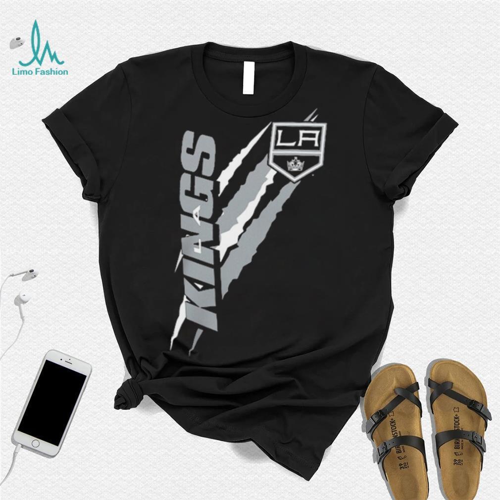 Los Angeles Kings Starter Black Color Scratch T Shirt Los Angeles Kings Starter Black Color Scratch T Shirt