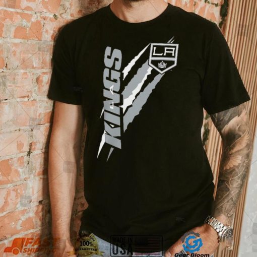 Los Angeles Kings Starter Black Color Scratch T Shirt