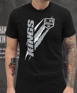 Los Angeles Kings Starter Black Color Scratch T Shirt