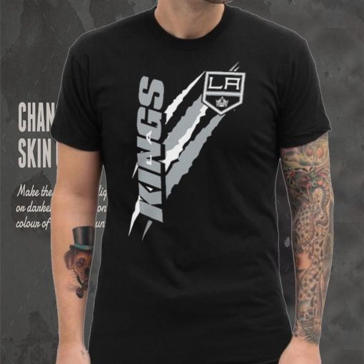 Los Angeles Kings Starter Black Color Scratch T Shirt