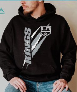 Los Angeles Kings Starter Black Color Scratch T Shirt
