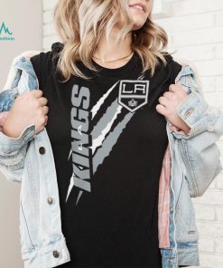 Los Angeles Kings Starter Black Color Scratch T Shirt