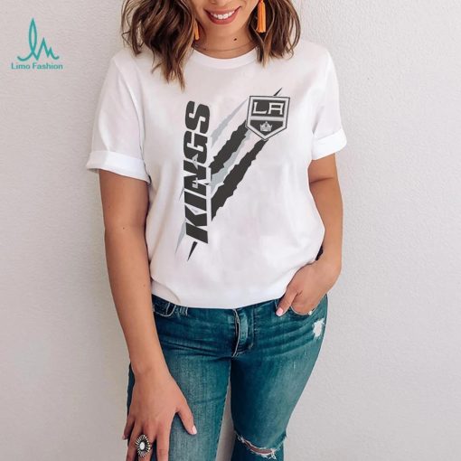 Los Angeles Kings Starter White Color Scratch T Shirt