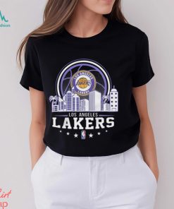 Los Angeles Lakers NBA City Skyline Shirt