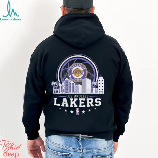 Los Angeles Lakers NBA City Skyline Shirt