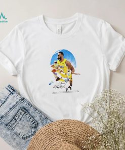 Los Angeles Lakers NBA LeBron James King James signature shirt