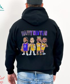 Los Angeles Lakers chibi players Happy New Year 2024 shirt