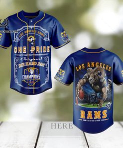 Los Angeles Rams Classic Full Printing Baseball Jersey